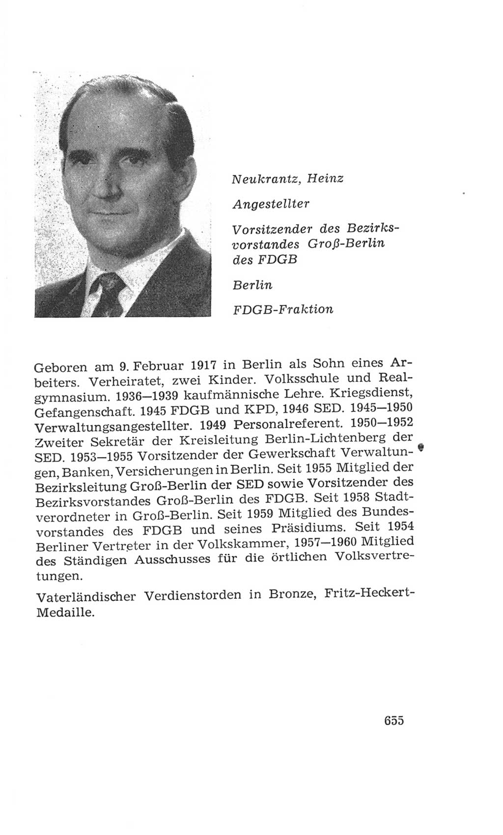 Volkskammer (VK) der Deutschen Demokratischen Republik (DDR), 4. Wahlperiode 1963-1967, Seite 655 (VK. DDR 4. WP. 1963-1967, S. 655)