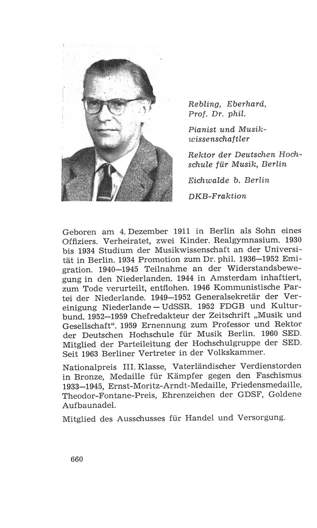 Volkskammer (VK) der Deutschen Demokratischen Republik (DDR), 4. Wahlperiode 1963-1967, Seite 660 (VK. DDR 4. WP. 1963-1967, S. 660)