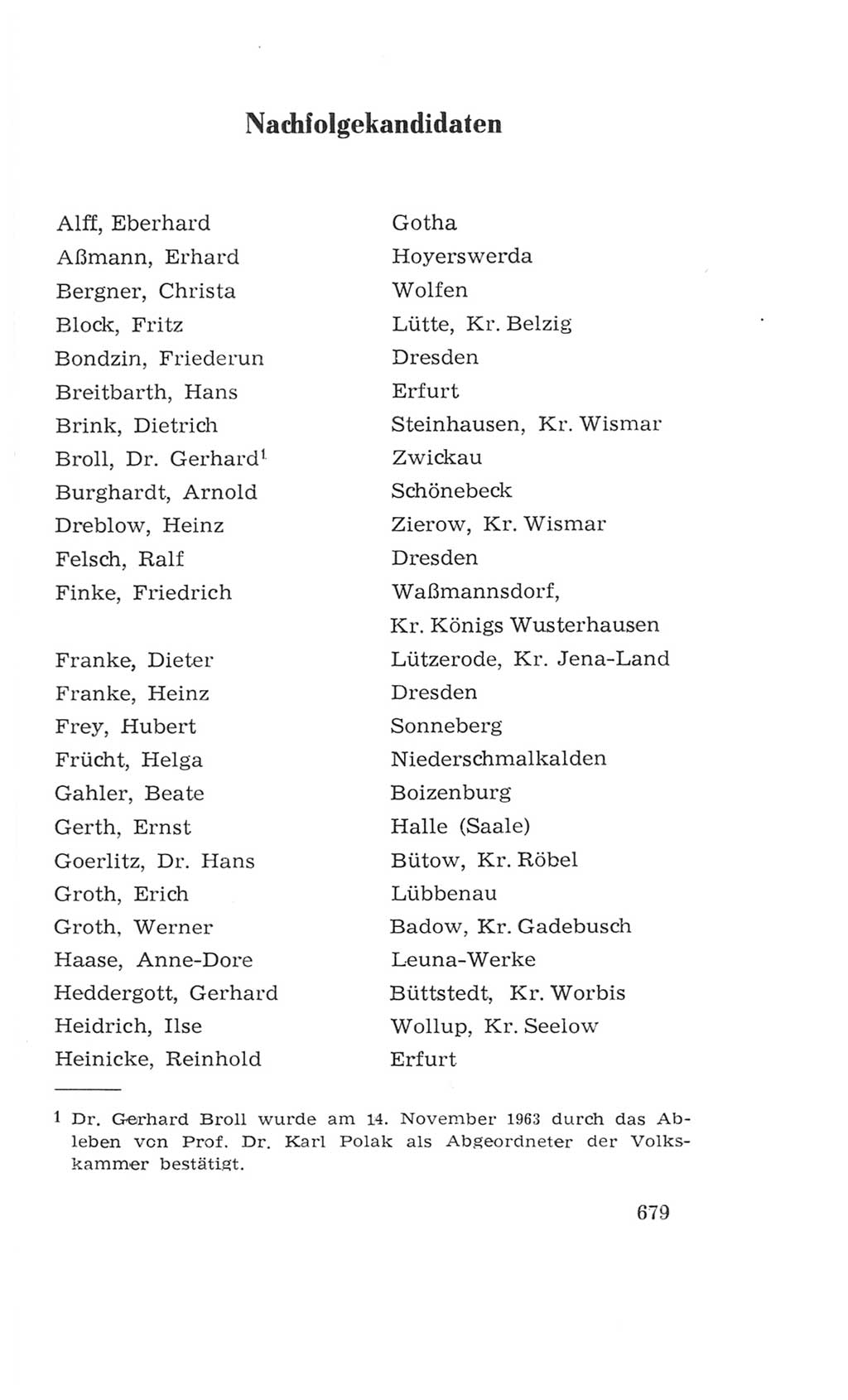 Volkskammer (VK) der Deutschen Demokratischen Republik (DDR), 4. Wahlperiode 1963-1967, Seite 679 (VK. DDR 4. WP. 1963-1967, S. 679)