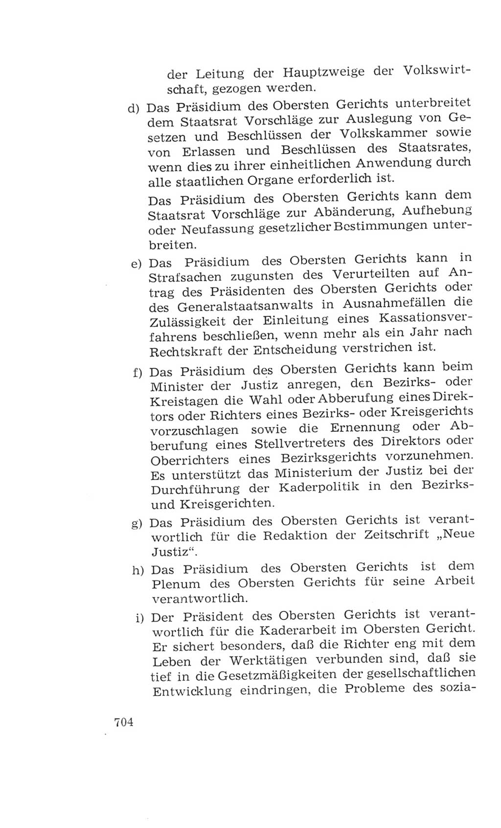 Volkskammer (VK) der Deutschen Demokratischen Republik (DDR), 4. Wahlperiode 1963-1967, Seite 704 (VK. DDR 4. WP. 1963-1967, S. 704)