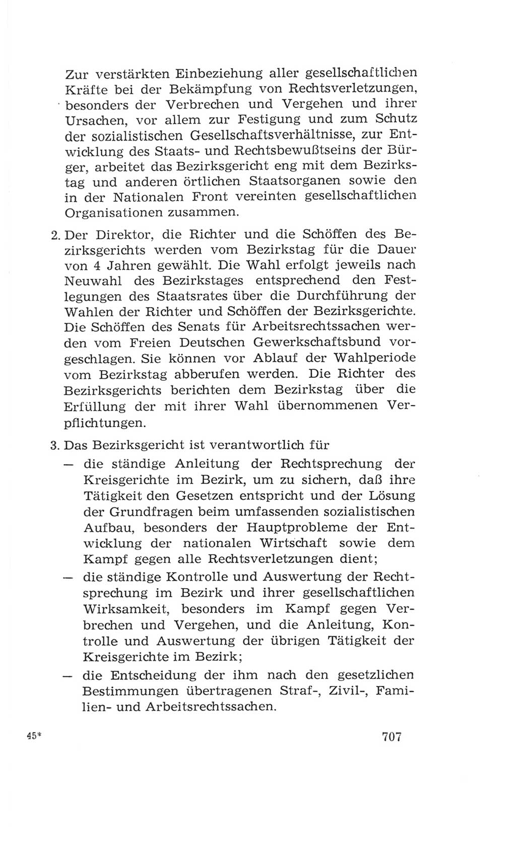 Volkskammer (VK) der Deutschen Demokratischen Republik (DDR), 4. Wahlperiode 1963-1967, Seite 707 (VK. DDR 4. WP. 1963-1967, S. 707)