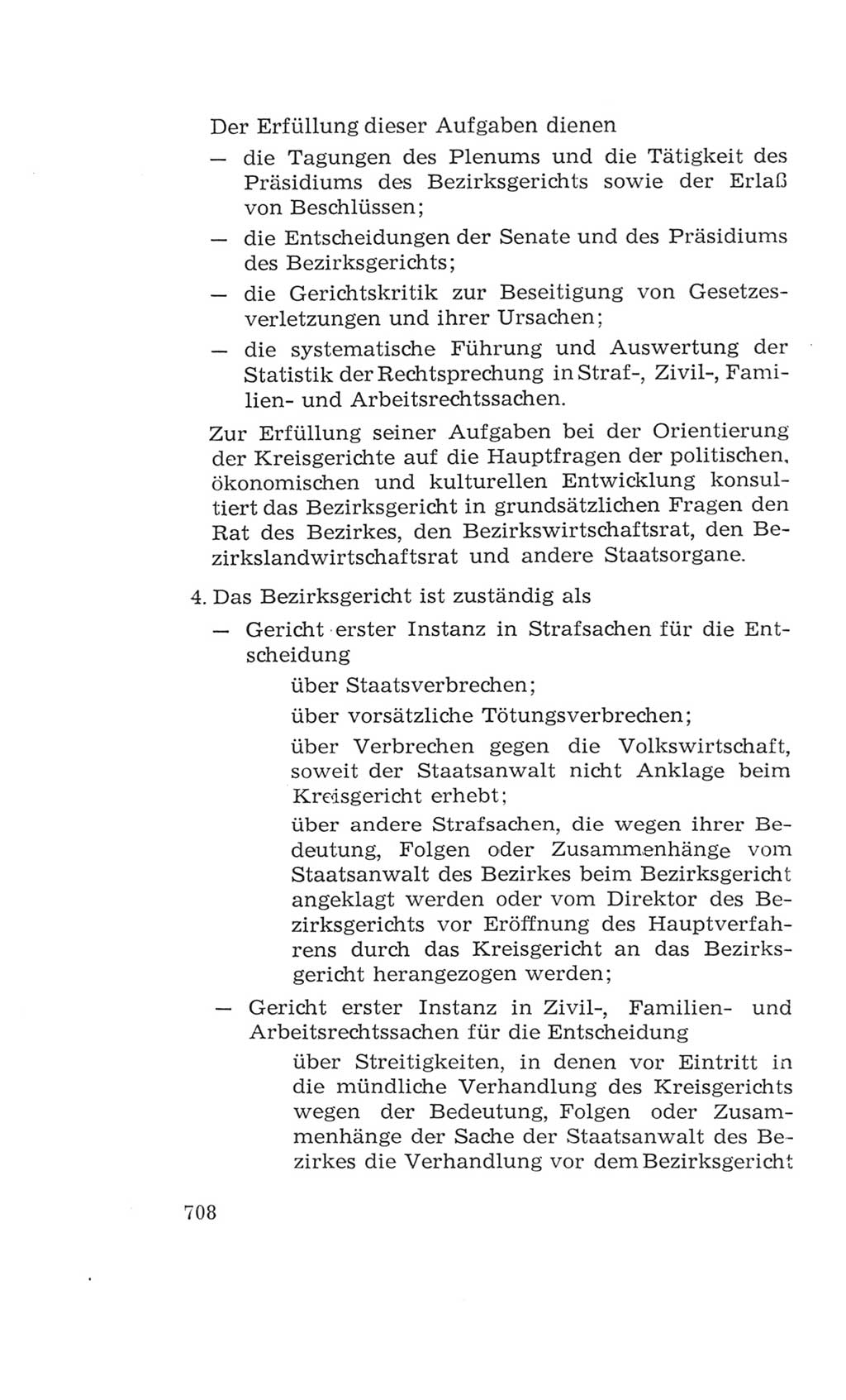 Volkskammer (VK) der Deutschen Demokratischen Republik (DDR), 4. Wahlperiode 1963-1967, Seite 708 (VK. DDR 4. WP. 1963-1967, S. 708)