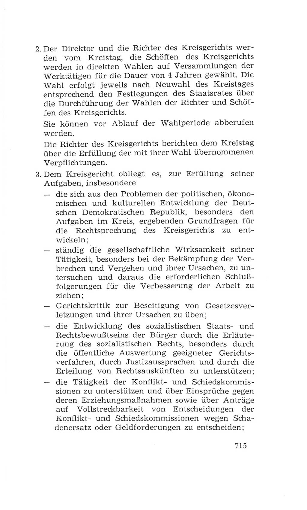 Volkskammer (VK) der Deutschen Demokratischen Republik (DDR), 4. Wahlperiode 1963-1967, Seite 715 (VK. DDR 4. WP. 1963-1967, S. 715)