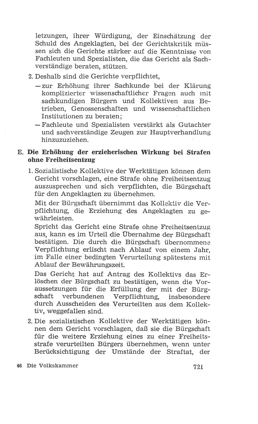 Volkskammer (VK) der Deutschen Demokratischen Republik (DDR), 4. Wahlperiode 1963-1967, Seite 721 (VK. DDR 4. WP. 1963-1967, S. 721)