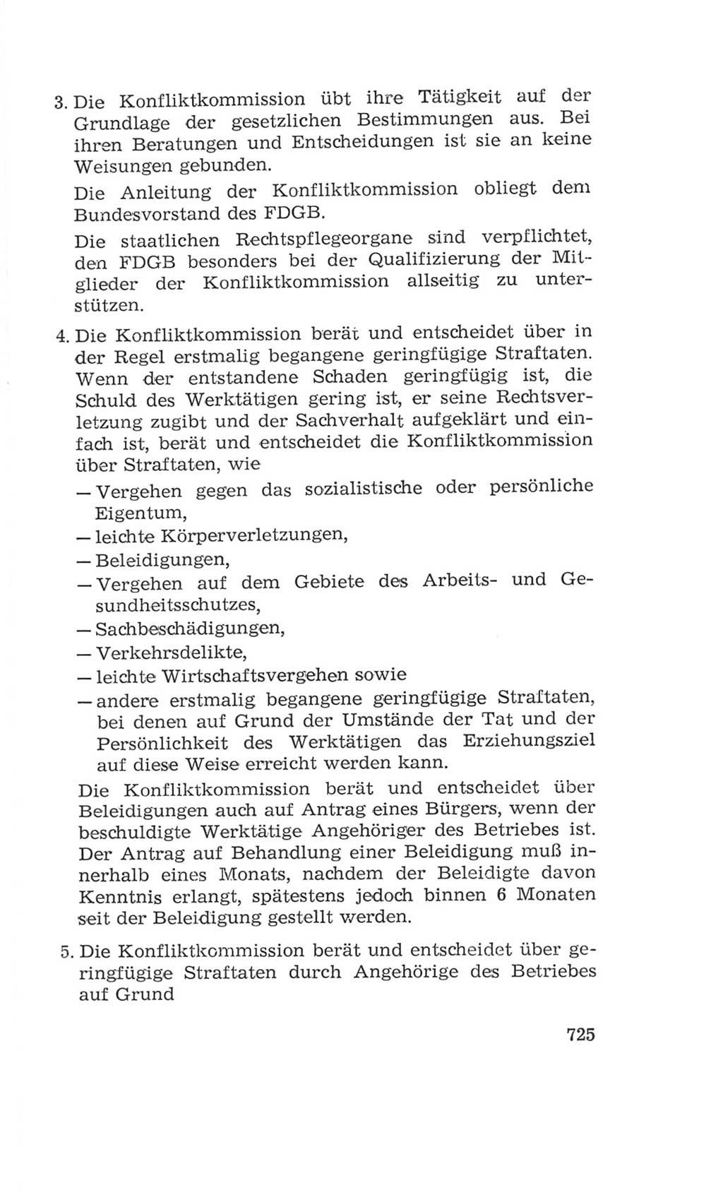 Volkskammer (VK) der Deutschen Demokratischen Republik (DDR), 4. Wahlperiode 1963-1967, Seite 725 (VK. DDR 4. WP. 1963-1967, S. 725)