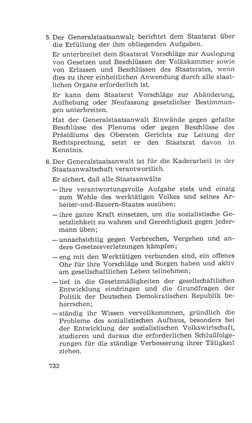 Volkskammer (VK) der Deutschen Demokratischen Republik (DDR), 4. Wahlperiode 1963-1967, Seite 732 (VK. DDR 4. WP. 1963-1967, S. 732)