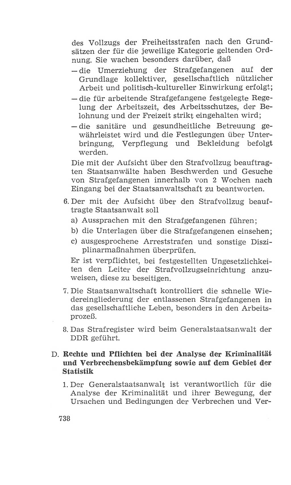 Volkskammer (VK) der Deutschen Demokratischen Republik (DDR), 4. Wahlperiode 1963-1967, Seite 738 (VK. DDR 4. WP. 1963-1967, S. 738)