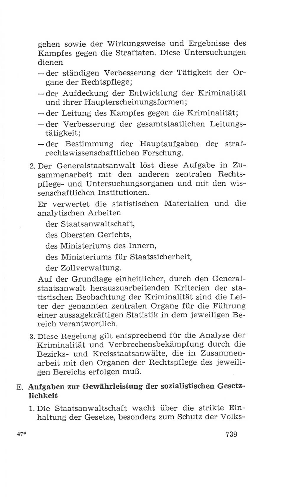 Volkskammer (VK) der Deutschen Demokratischen Republik (DDR), 4. Wahlperiode 1963-1967, Seite 739 (VK. DDR 4. WP. 1963-1967, S. 739)