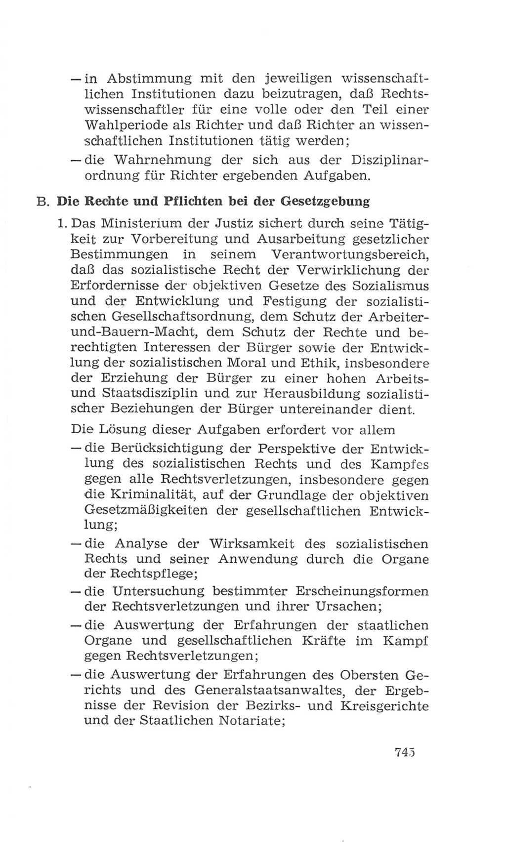 Volkskammer (VK) der Deutschen Demokratischen Republik (DDR), 4. Wahlperiode 1963-1967, Seite 745 (VK. DDR 4. WP. 1963-1967, S. 745)