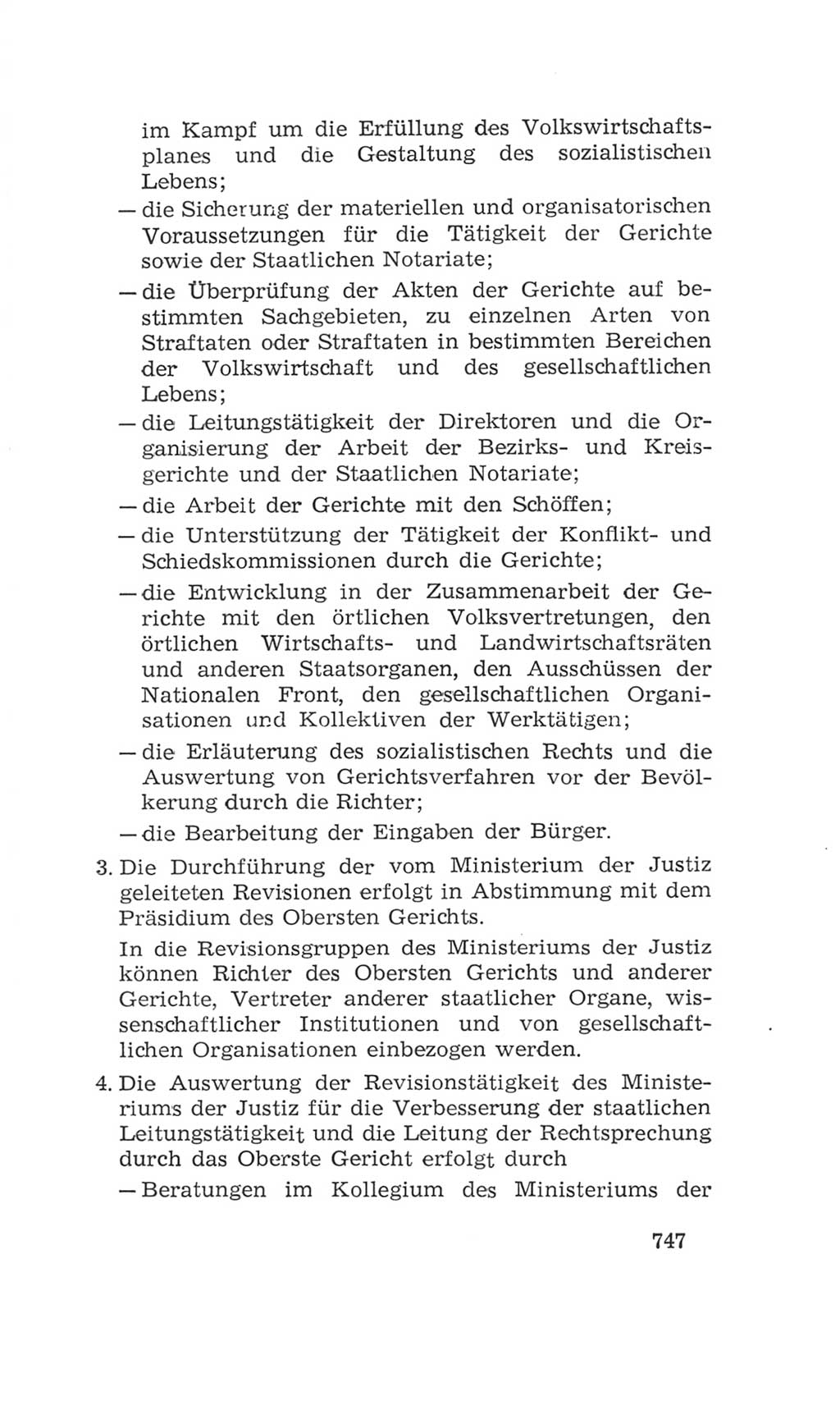 Volkskammer (VK) der Deutschen Demokratischen Republik (DDR), 4. Wahlperiode 1963-1967, Seite 747 (VK. DDR 4. WP. 1963-1967, S. 747)