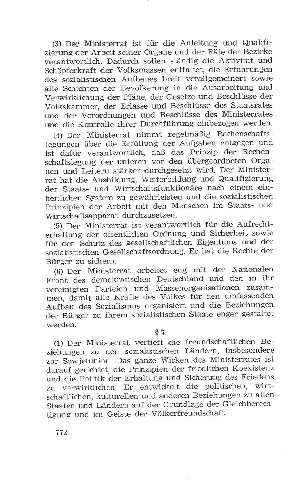 Volkskammer (VK) der Deutschen Demokratischen Republik (DDR), 4. Wahlperiode 1963-1967, Seite 772 (VK. DDR 4. WP. 1963-1967, S. 772)