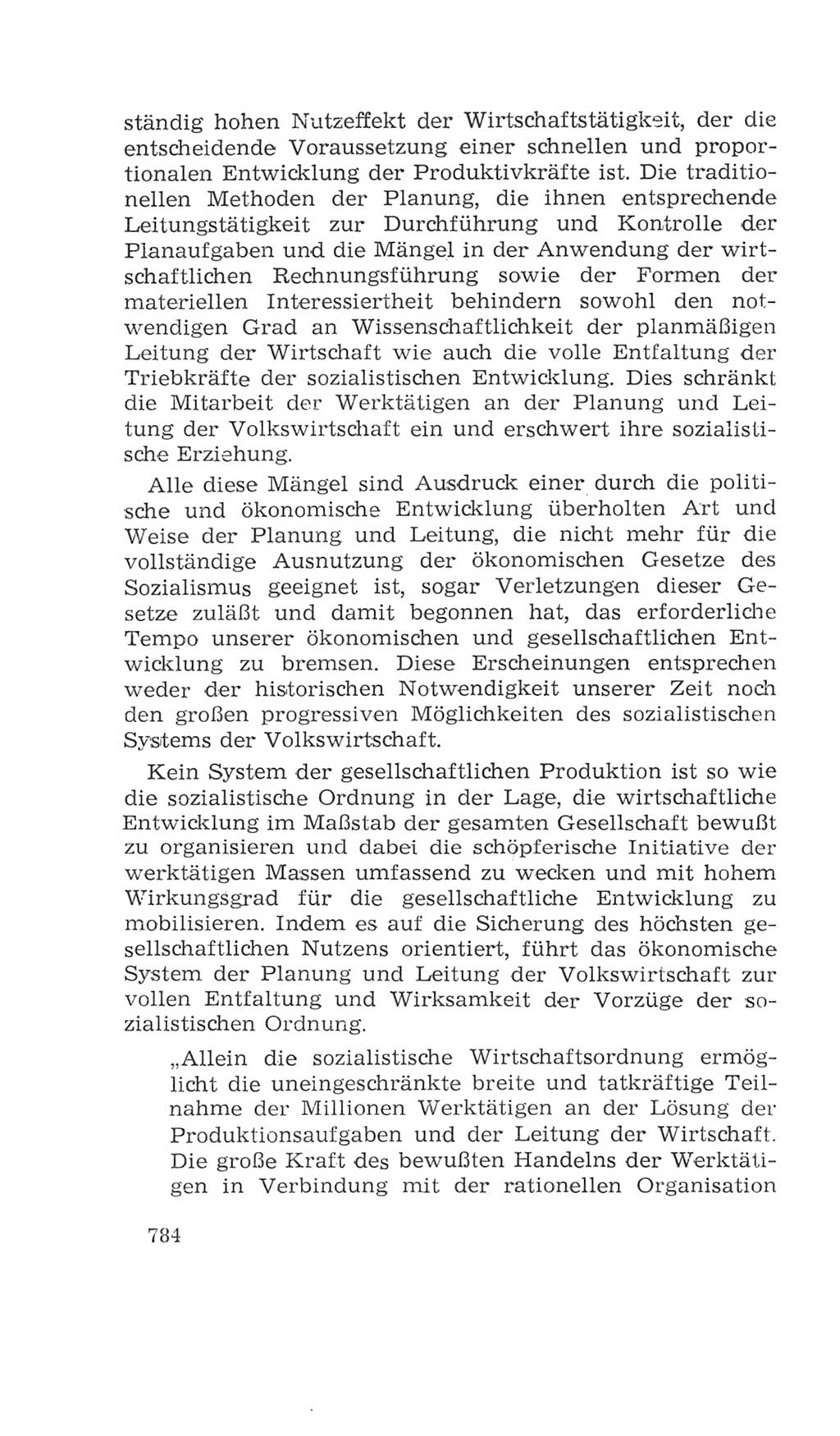 Volkskammer (VK) der Deutschen Demokratischen Republik (DDR), 4. Wahlperiode 1963-1967, Seite 784 (VK. DDR 4. WP. 1963-1967, S. 784)