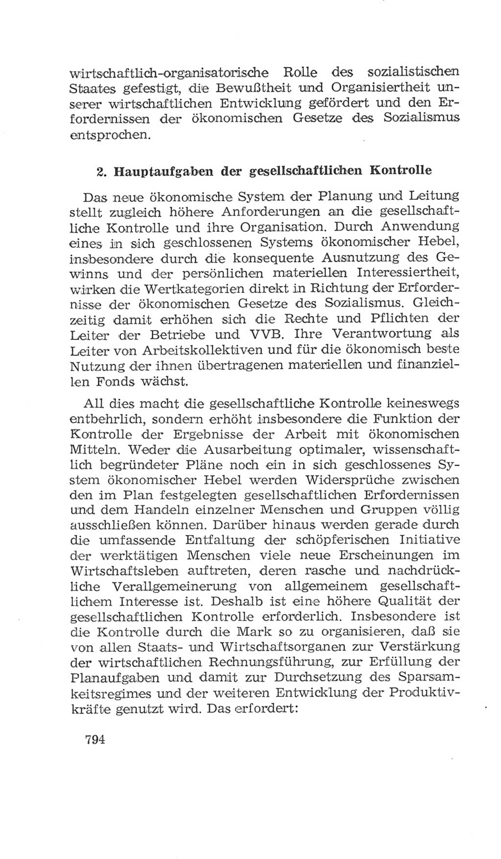 Volkskammer (VK) der Deutschen Demokratischen Republik (DDR), 4. Wahlperiode 1963-1967, Seite 794 (VK. DDR 4. WP. 1963-1967, S. 794)