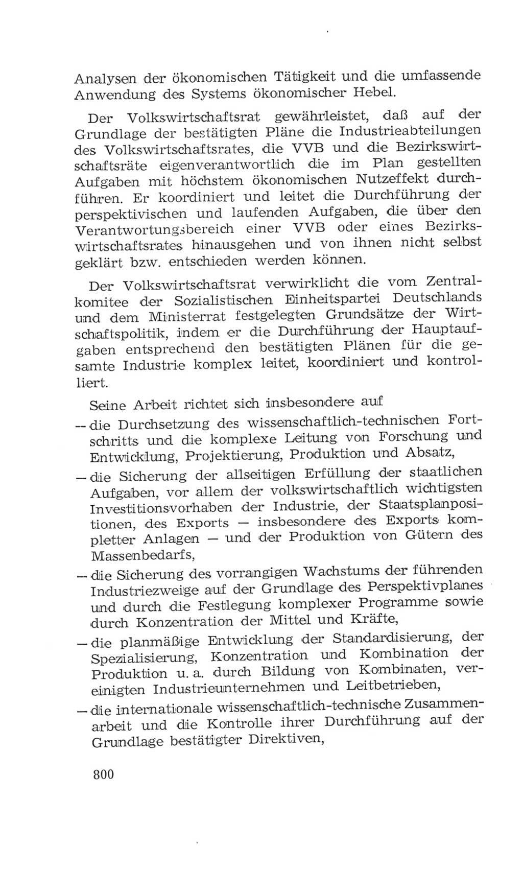 Volkskammer (VK) der Deutschen Demokratischen Republik (DDR), 4. Wahlperiode 1963-1967, Seite 800 (VK. DDR 4. WP. 1963-1967, S. 800)