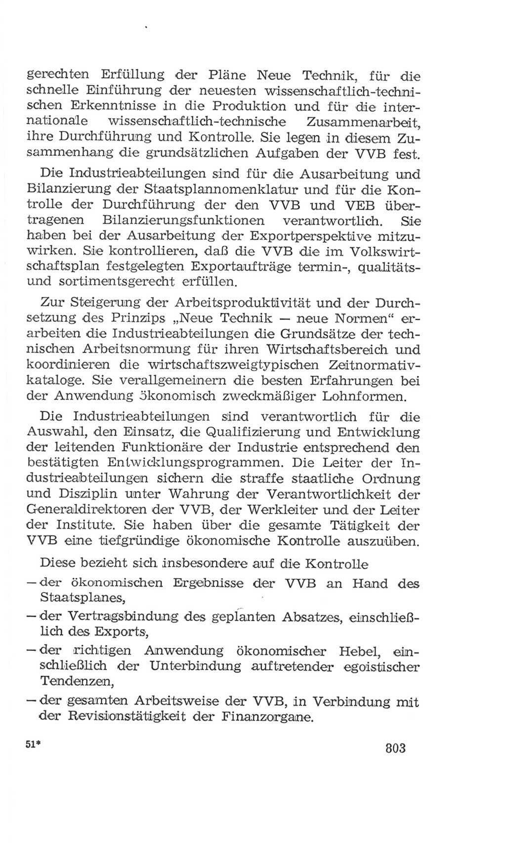 Volkskammer (VK) der Deutschen Demokratischen Republik (DDR), 4. Wahlperiode 1963-1967, Seite 803 (VK. DDR 4. WP. 1963-1967, S. 803)