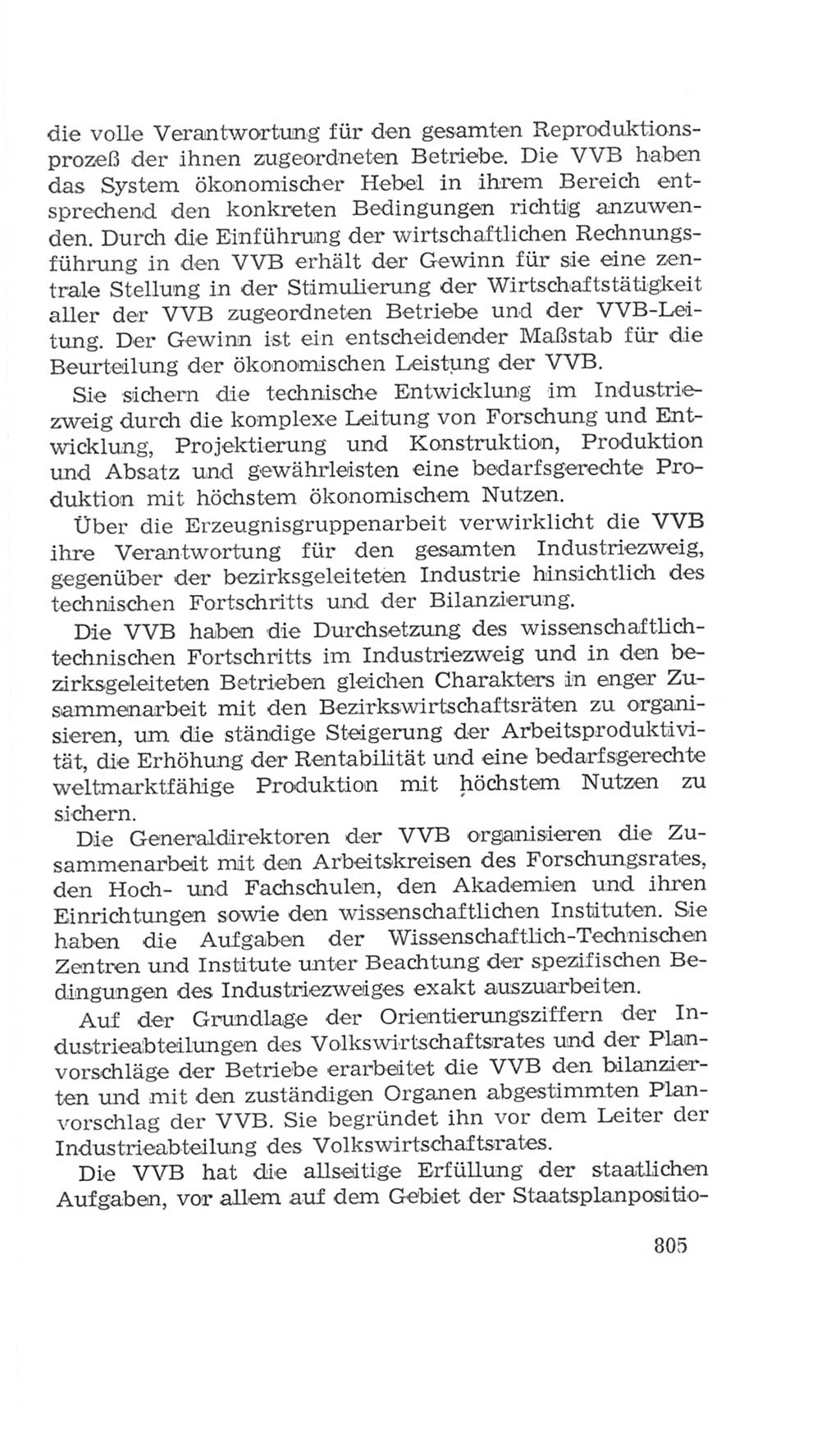 Volkskammer (VK) der Deutschen Demokratischen Republik (DDR), 4. Wahlperiode 1963-1967, Seite 805 (VK. DDR 4. WP. 1963-1967, S. 805)