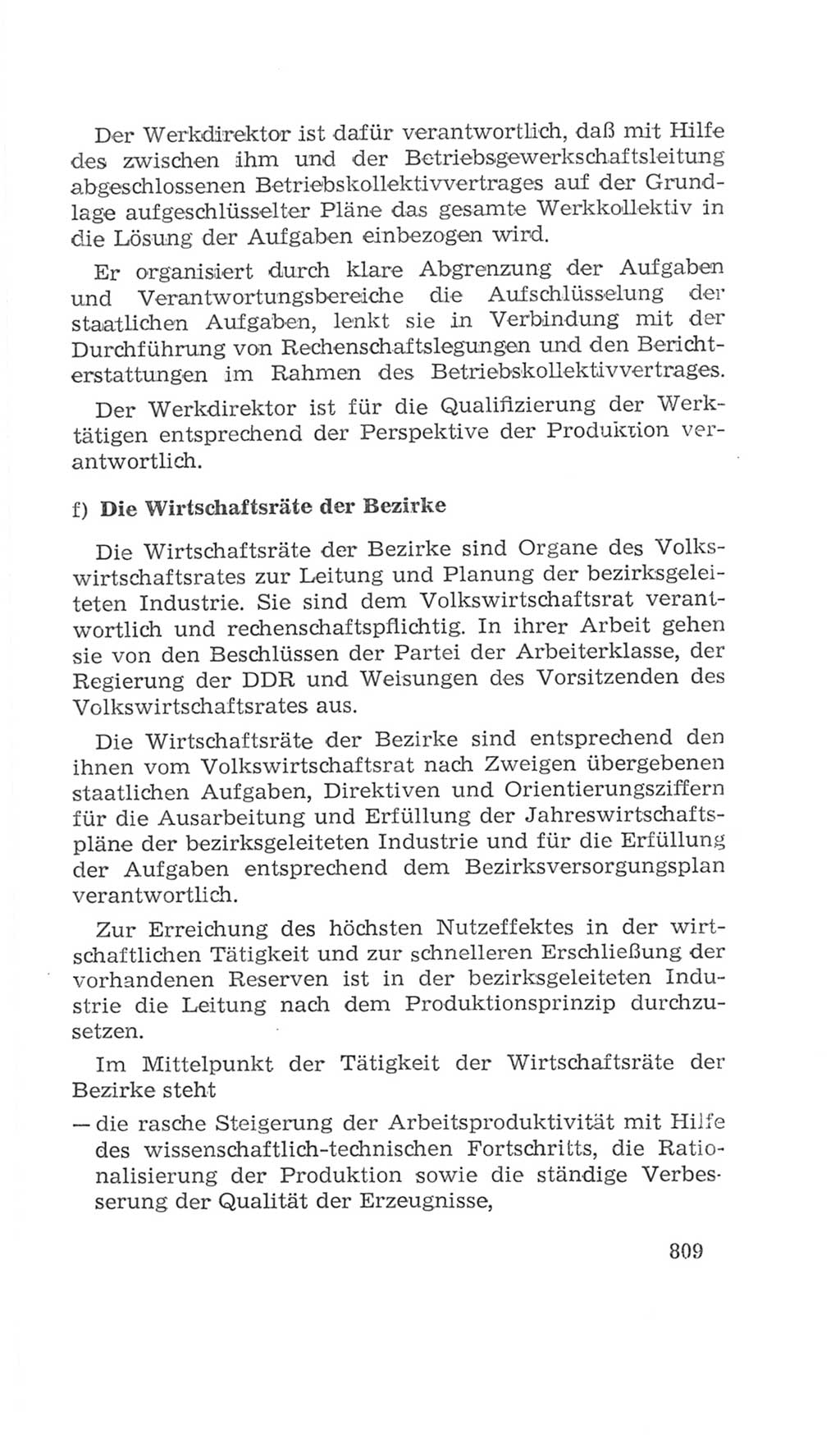 Volkskammer (VK) der Deutschen Demokratischen Republik (DDR), 4. Wahlperiode 1963-1967, Seite 809 (VK. DDR 4. WP. 1963-1967, S. 809)