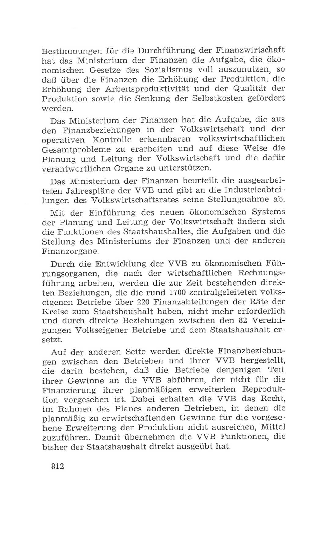 Volkskammer (VK) der Deutschen Demokratischen Republik (DDR), 4. Wahlperiode 1963-1967, Seite 812 (VK. DDR 4. WP. 1963-1967, S. 812)
