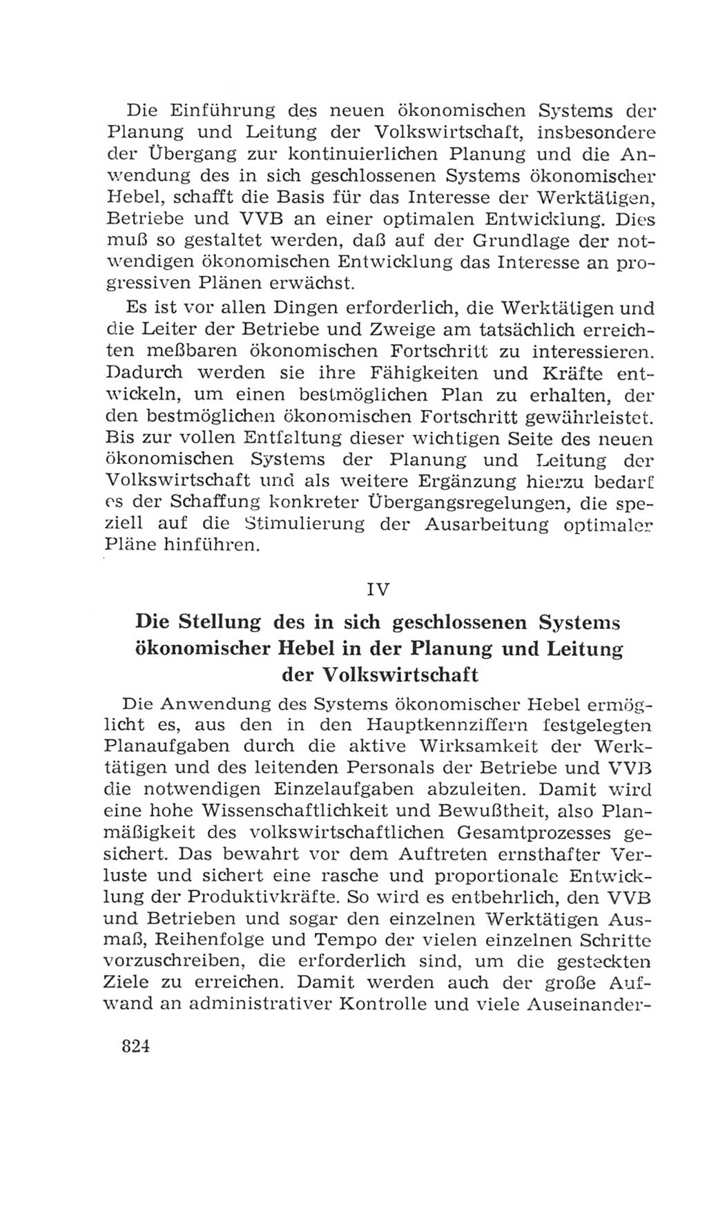 Volkskammer (VK) der Deutschen Demokratischen Republik (DDR), 4. Wahlperiode 1963-1967, Seite 824 (VK. DDR 4. WP. 1963-1967, S. 824)