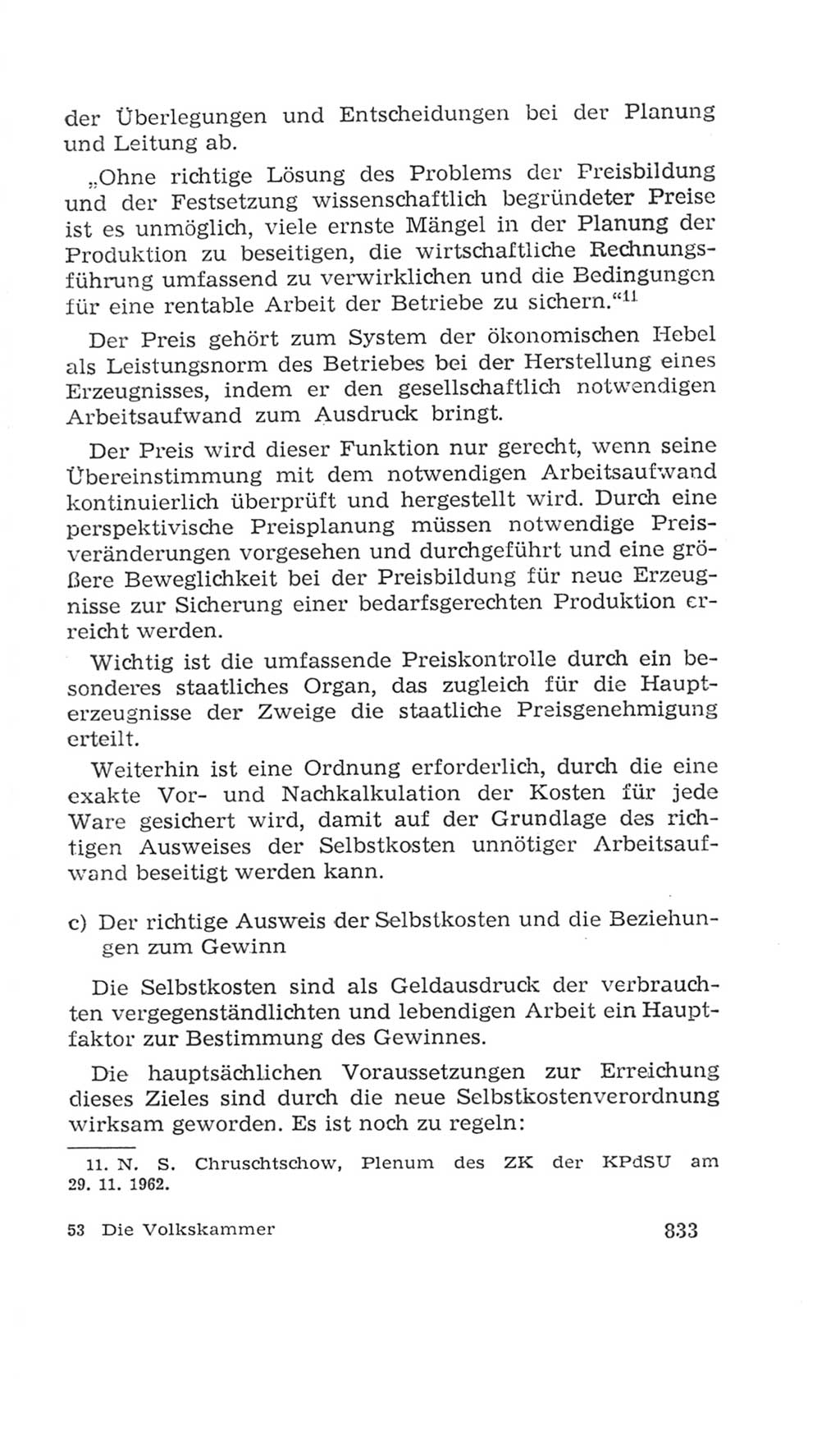 Volkskammer (VK) der Deutschen Demokratischen Republik (DDR), 4. Wahlperiode 1963-1967, Seite 833 (VK. DDR 4. WP. 1963-1967, S. 833)