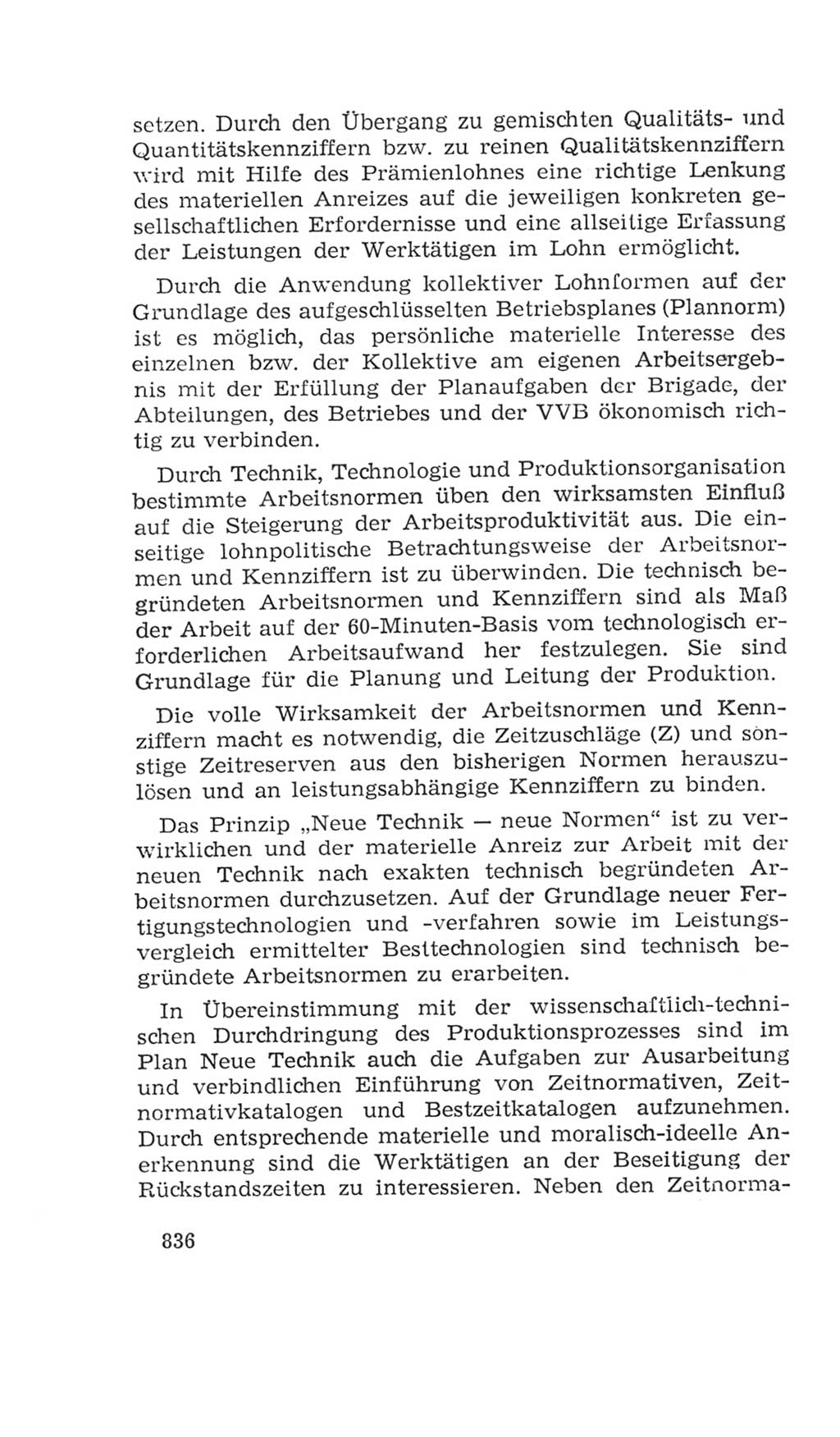 Volkskammer (VK) der Deutschen Demokratischen Republik (DDR), 4. Wahlperiode 1963-1967, Seite 836 (VK. DDR 4. WP. 1963-1967, S. 836)
