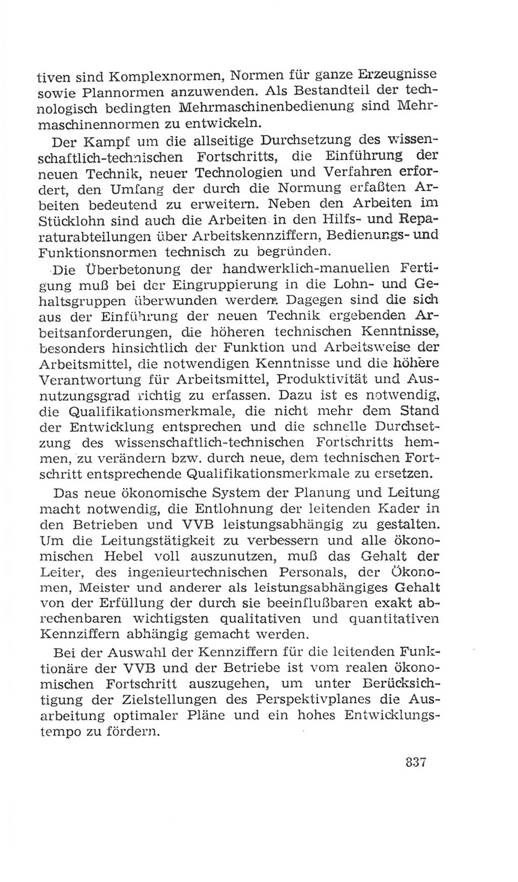 Volkskammer (VK) der Deutschen Demokratischen Republik (DDR), 4. Wahlperiode 1963-1967, Seite 837 (VK. DDR 4. WP. 1963-1967, S. 837)