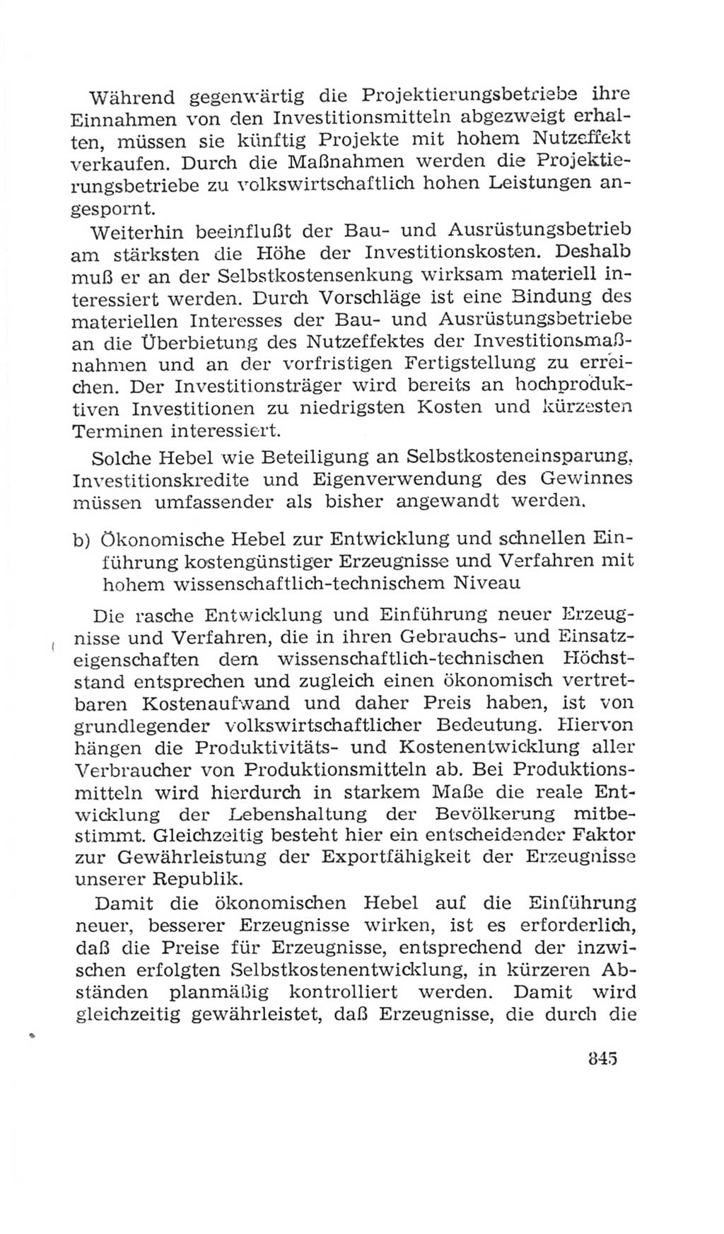 Volkskammer (VK) der Deutschen Demokratischen Republik (DDR), 4. Wahlperiode 1963-1967, Seite 845 (VK. DDR 4. WP. 1963-1967, S. 845)