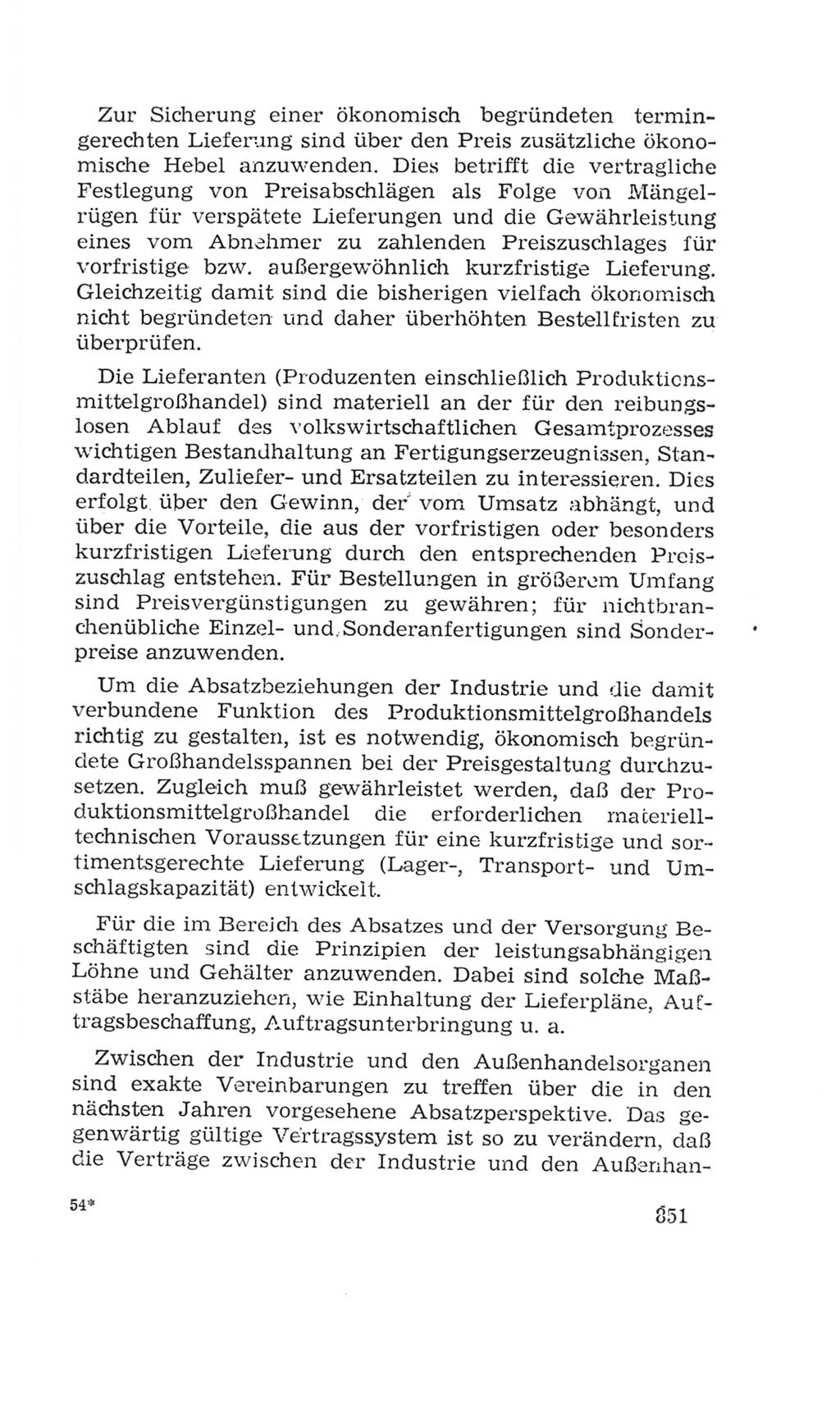 Volkskammer (VK) der Deutschen Demokratischen Republik (DDR), 4. Wahlperiode 1963-1967, Seite 851 (VK. DDR 4. WP. 1963-1967, S. 851)