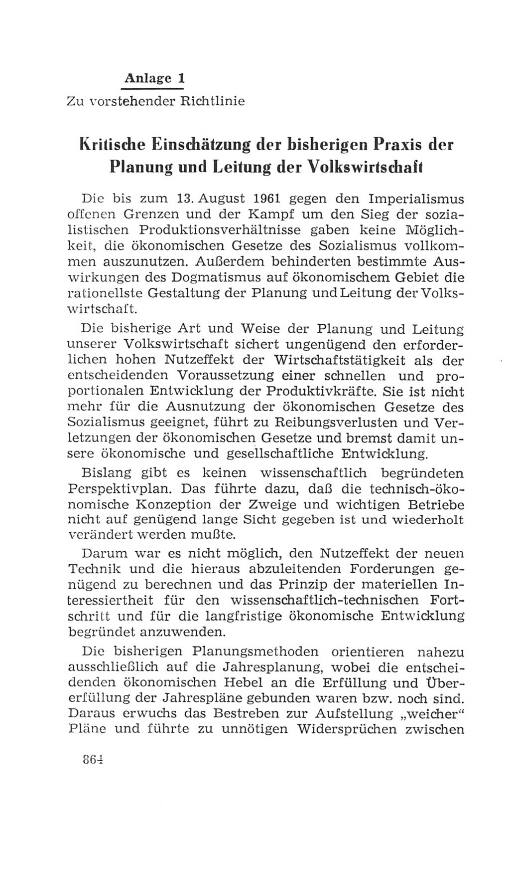 Volkskammer (VK) der Deutschen Demokratischen Republik (DDR), 4. Wahlperiode 1963-1967, Seite 864 (VK. DDR 4. WP. 1963-1967, S. 864)