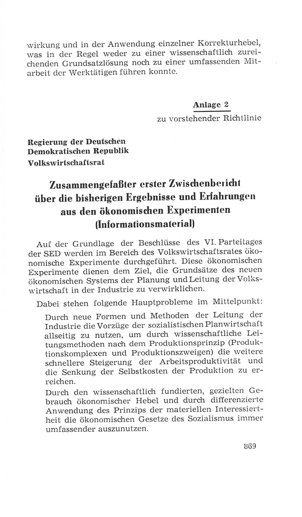 Volkskammer (VK) der Deutschen Demokratischen Republik (DDR), 4. Wahlperiode 1963-1967, Seite 869 (VK. DDR 4. WP. 1963-1967, S. 869)