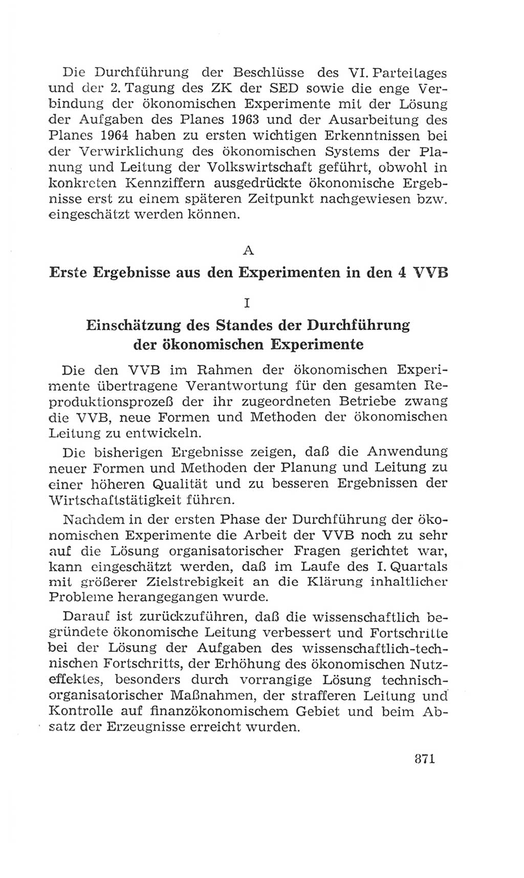 Volkskammer (VK) der Deutschen Demokratischen Republik (DDR), 4. Wahlperiode 1963-1967, Seite 871 (VK. DDR 4. WP. 1963-1967, S. 871)