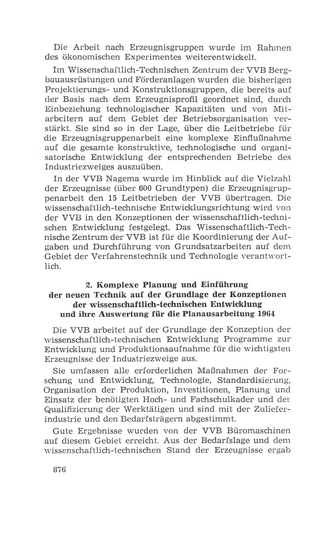 Volkskammer (VK) der Deutschen Demokratischen Republik (DDR), 4. Wahlperiode 1963-1967, Seite 876 (VK. DDR 4. WP. 1963-1967, S. 876)