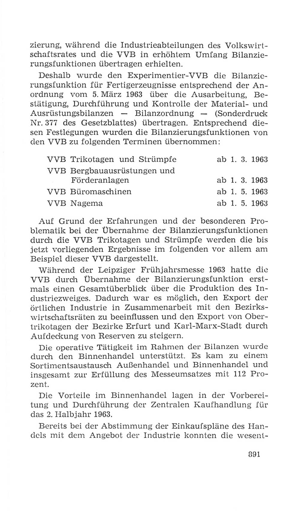 Volkskammer (VK) der Deutschen Demokratischen Republik (DDR), 4. Wahlperiode 1963-1967, Seite 891 (VK. DDR 4. WP. 1963-1967, S. 891)