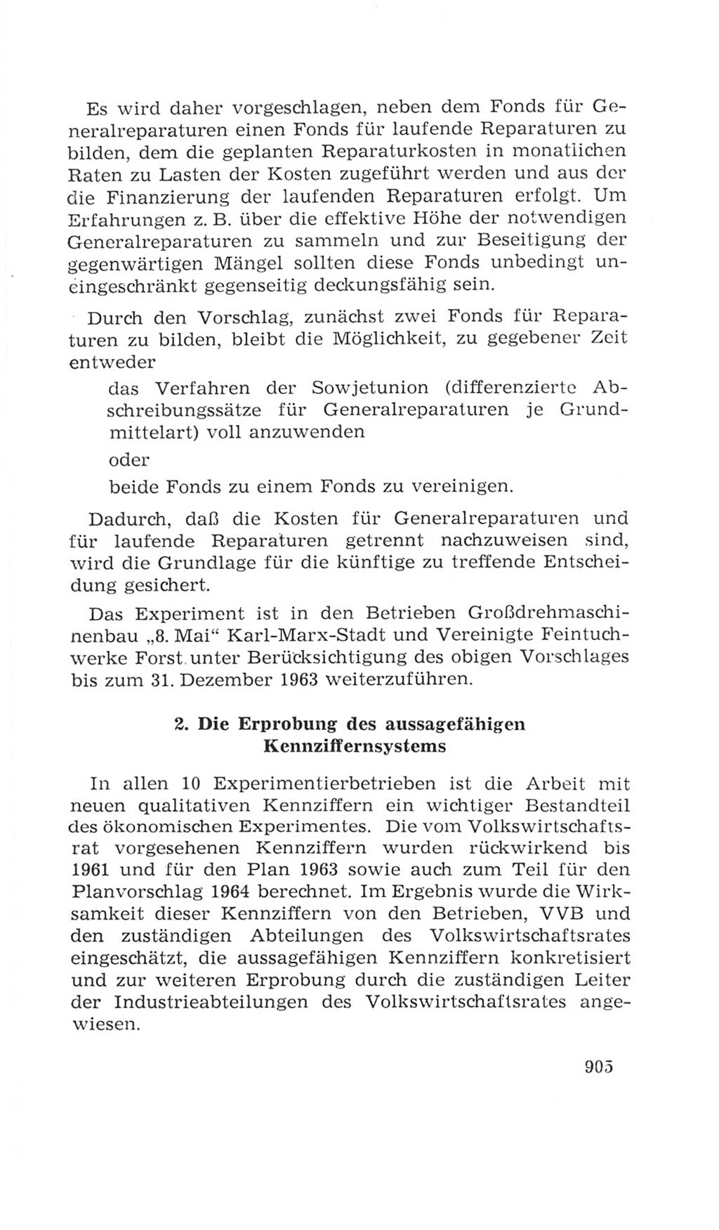 Volkskammer (VK) der Deutschen Demokratischen Republik (DDR), 4. Wahlperiode 1963-1967, Seite 905 (VK. DDR 4. WP. 1963-1967, S. 905)