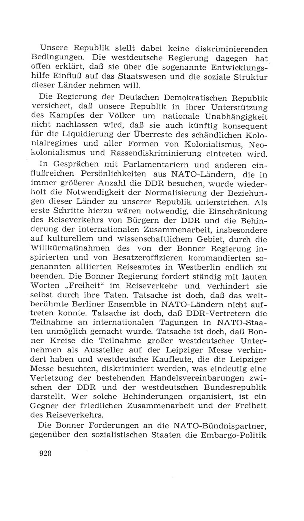 Volkskammer (VK) der Deutschen Demokratischen Republik (DDR), 4. Wahlperiode 1963-1967, Seite 928 (VK. DDR 4. WP. 1963-1967, S. 928)