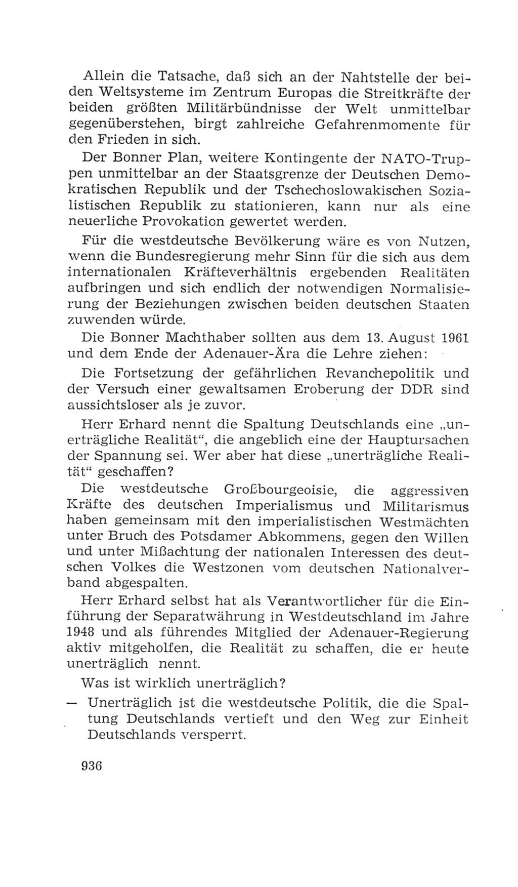 Volkskammer (VK) der Deutschen Demokratischen Republik (DDR), 4. Wahlperiode 1963-1967, Seite 936 (VK. DDR 4. WP. 1963-1967, S. 936)