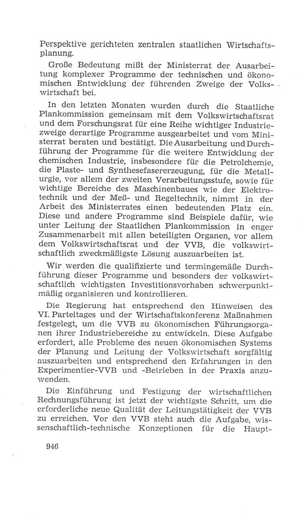 Volkskammer (VK) der Deutschen Demokratischen Republik (DDR), 4. Wahlperiode 1963-1967, Seite 946 (VK. DDR 4. WP. 1963-1967, S. 946)