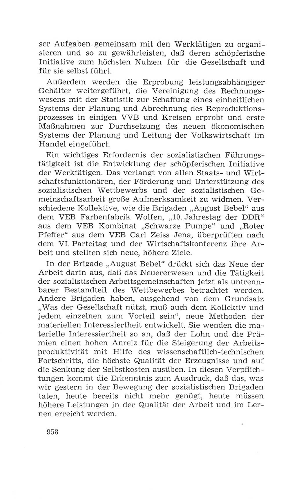 Volkskammer (VK) der Deutschen Demokratischen Republik (DDR), 4. Wahlperiode 1963-1967, Seite 958 (VK. DDR 4. WP. 1963-1967, S. 958)
