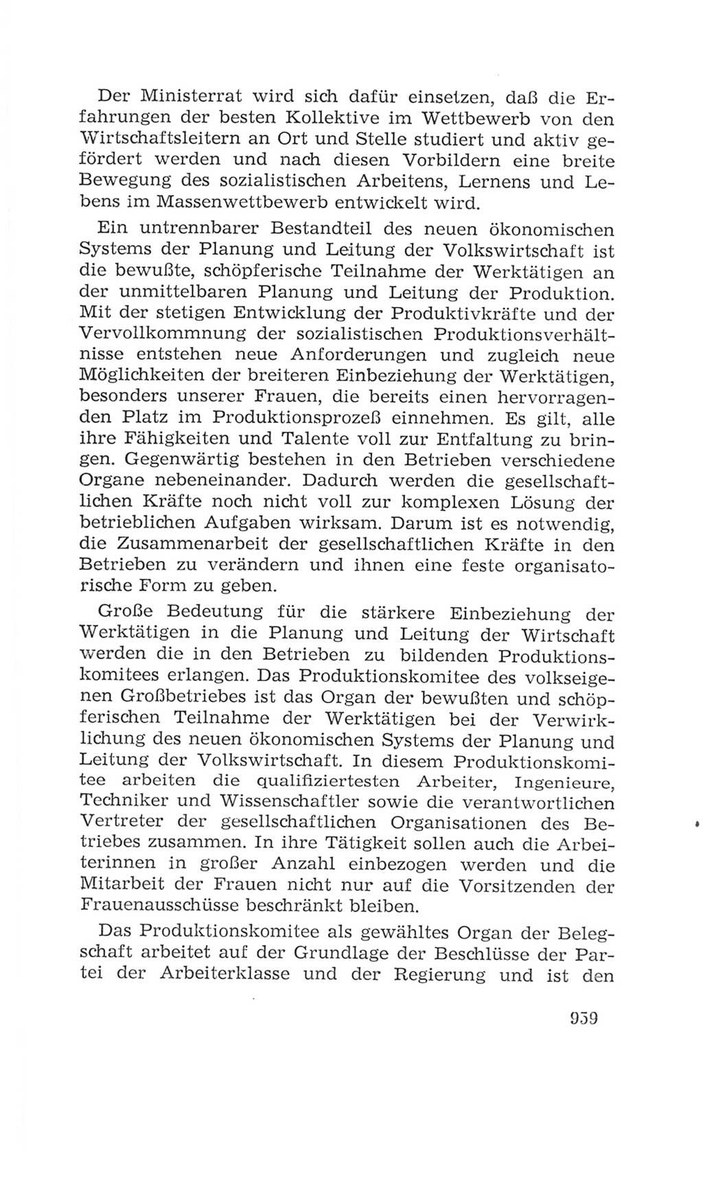 Volkskammer (VK) der Deutschen Demokratischen Republik (DDR), 4. Wahlperiode 1963-1967, Seite 959 (VK. DDR 4. WP. 1963-1967, S. 959)