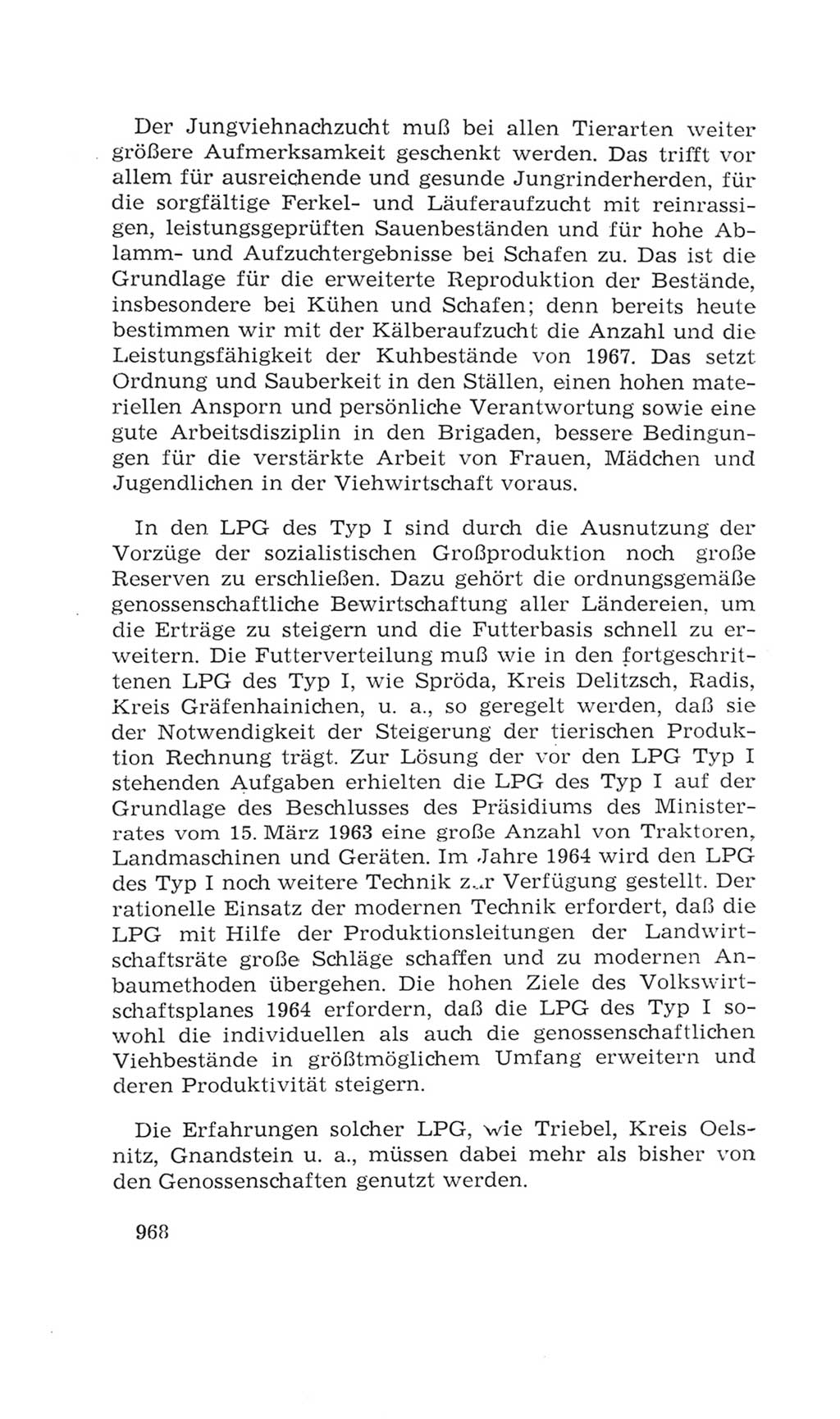 Volkskammer (VK) der Deutschen Demokratischen Republik (DDR), 4. Wahlperiode 1963-1967, Seite 968 (VK. DDR 4. WP. 1963-1967, S. 968)