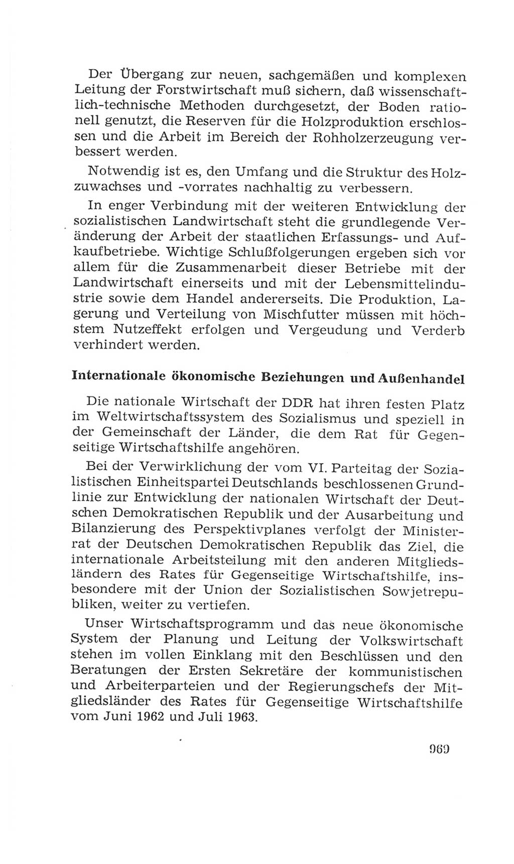 Volkskammer (VK) der Deutschen Demokratischen Republik (DDR), 4. Wahlperiode 1963-1967, Seite 969 (VK. DDR 4. WP. 1963-1967, S. 969)