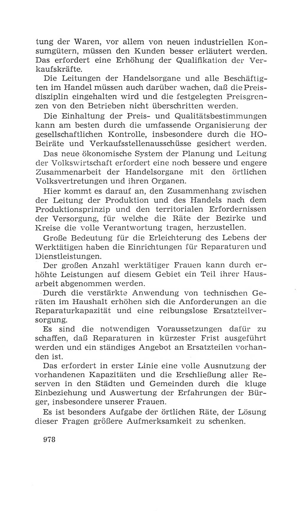 Volkskammer (VK) der Deutschen Demokratischen Republik (DDR), 4. Wahlperiode 1963-1967, Seite 978 (VK. DDR 4. WP. 1963-1967, S. 978)