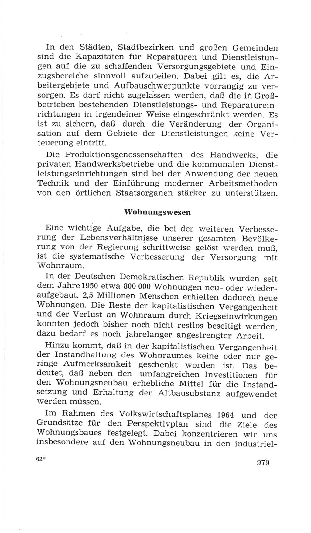 Volkskammer (VK) der Deutschen Demokratischen Republik (DDR), 4. Wahlperiode 1963-1967, Seite 979 (VK. DDR 4. WP. 1963-1967, S. 979)