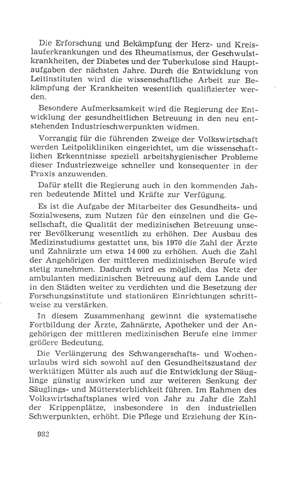 Volkskammer (VK) der Deutschen Demokratischen Republik (DDR), 4. Wahlperiode 1963-1967, Seite 982 (VK. DDR 4. WP. 1963-1967, S. 982)
