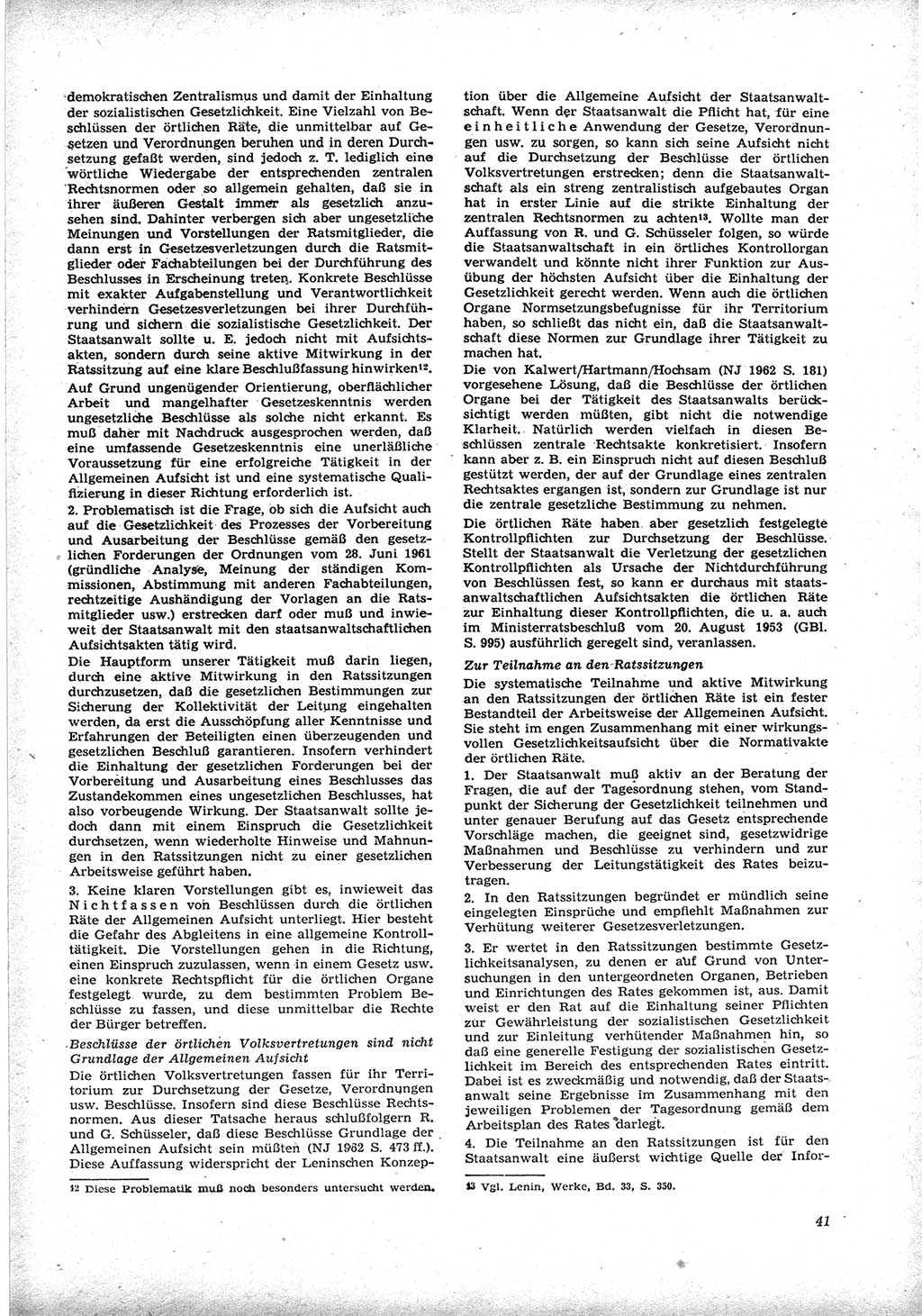 Neue Justiz (NJ), Zeitschrift für Recht und Rechtswissenschaft [Deutsche Demokratische Republik (DDR)], 17. Jahrgang 1963, Seite 41 (NJ DDR 1963, S. 41)