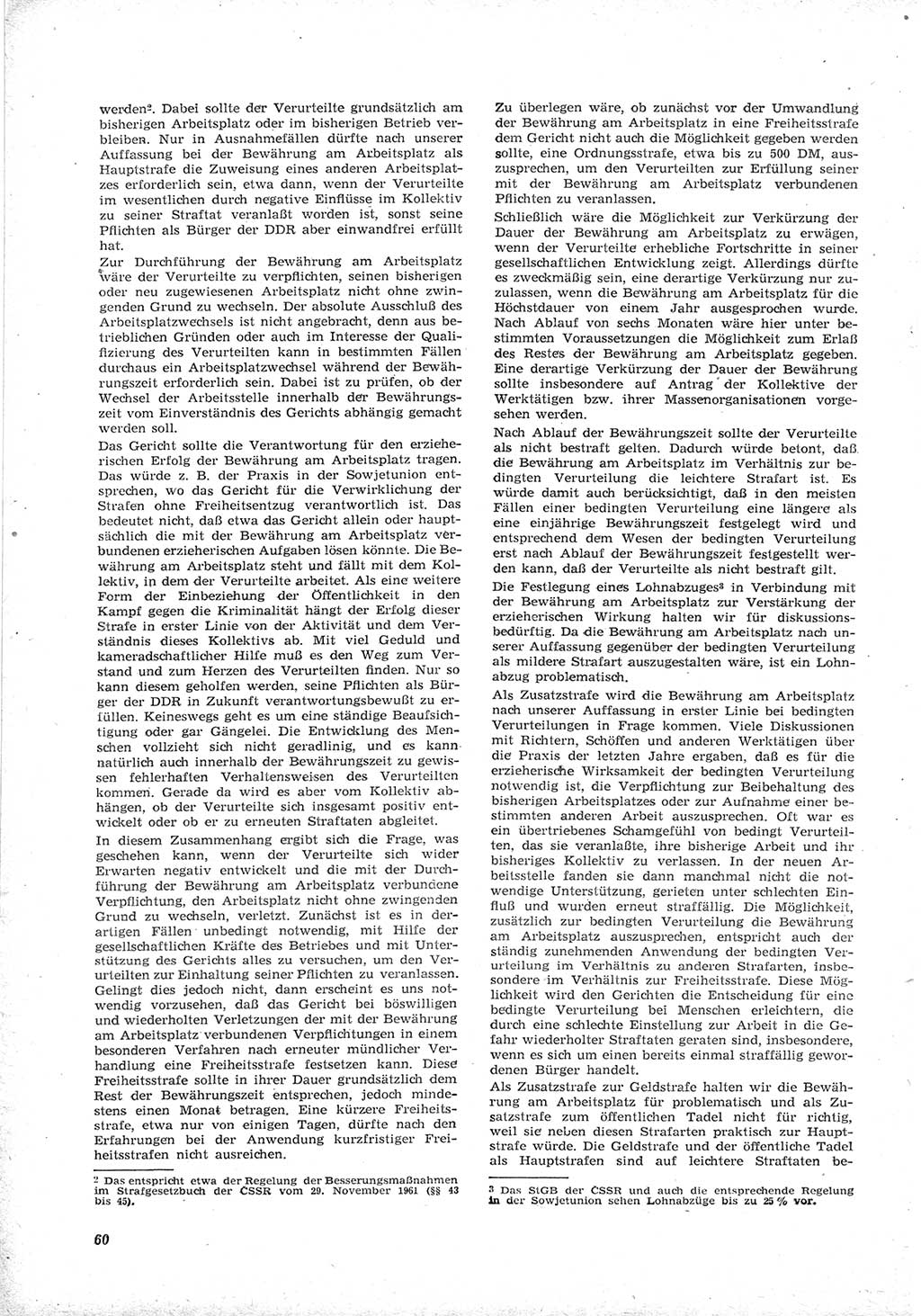 Neue Justiz (NJ), Zeitschrift für Recht und Rechtswissenschaft [Deutsche Demokratische Republik (DDR)], 17. Jahrgang 1963, Seite 60 (NJ DDR 1963, S. 60)
