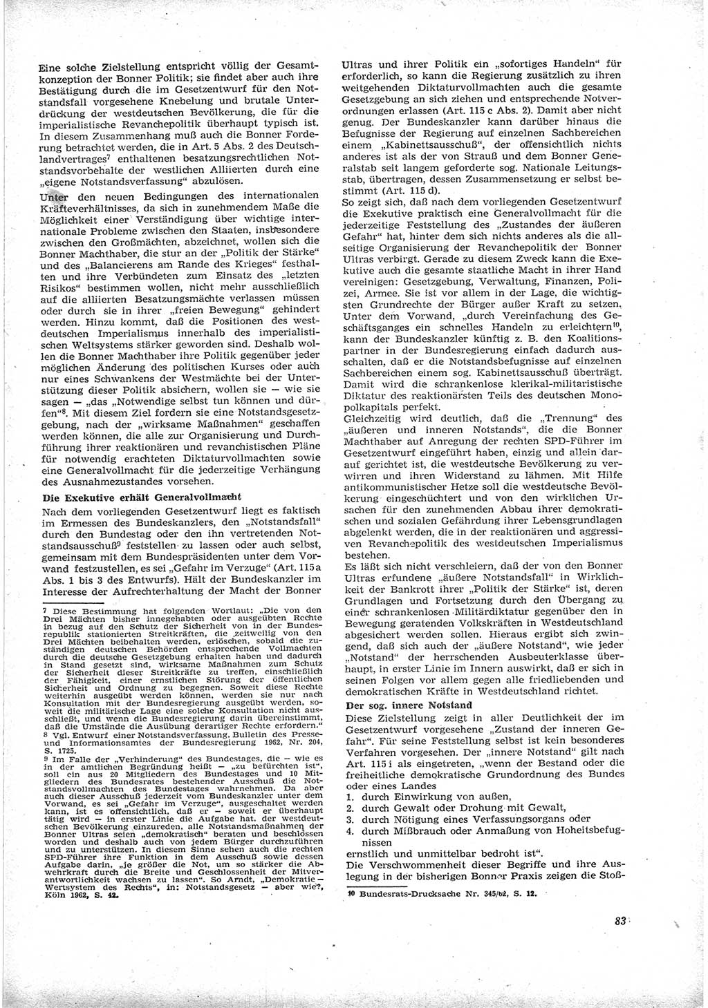 Neue Justiz (NJ), Zeitschrift für Recht und Rechtswissenschaft [Deutsche Demokratische Republik (DDR)], 17. Jahrgang 1963, Seite 83 (NJ DDR 1963, S. 83)