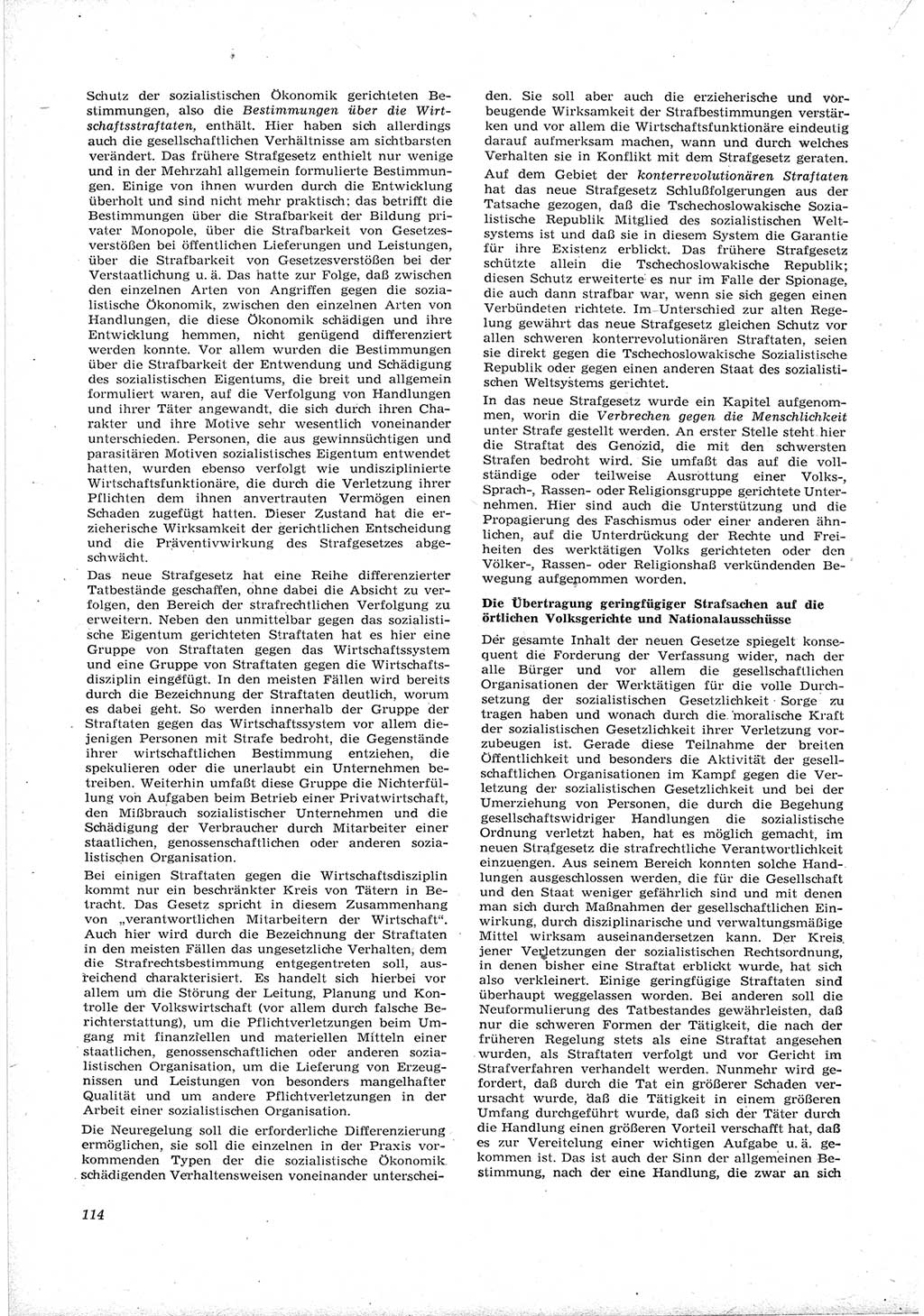 Neue Justiz (NJ), Zeitschrift für Recht und Rechtswissenschaft [Deutsche Demokratische Republik (DDR)], 17. Jahrgang 1963, Seite 114 (NJ DDR 1963, S. 114)