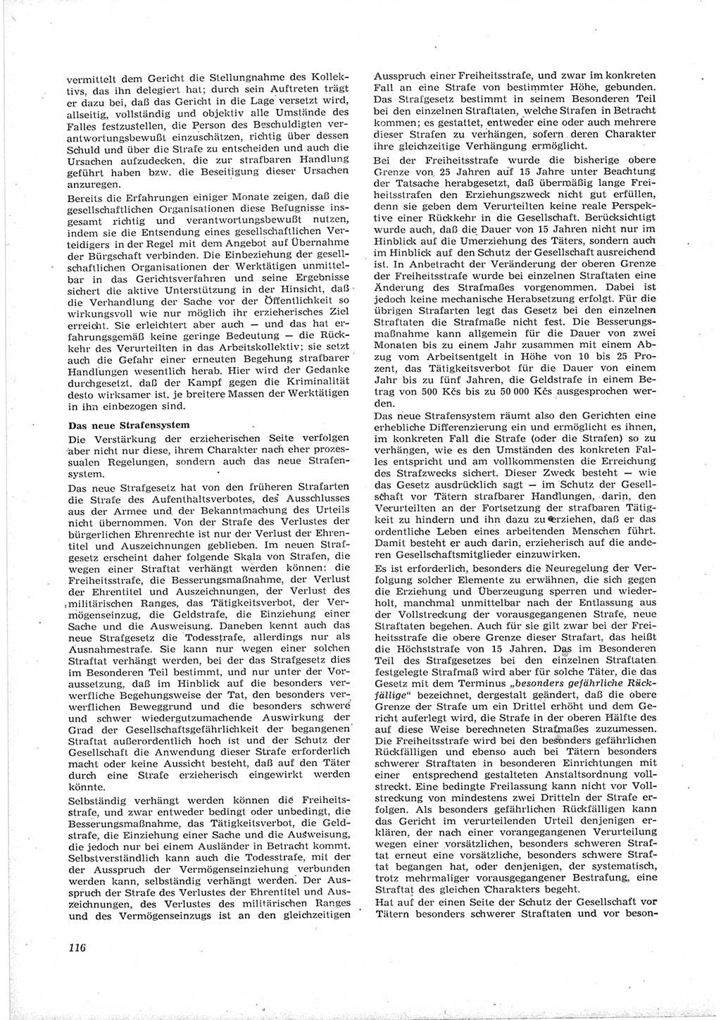 Neue Justiz (NJ), Zeitschrift für Recht und Rechtswissenschaft [Deutsche Demokratische Republik (DDR)], 17. Jahrgang 1963, Seite 116 (NJ DDR 1963, S. 116)