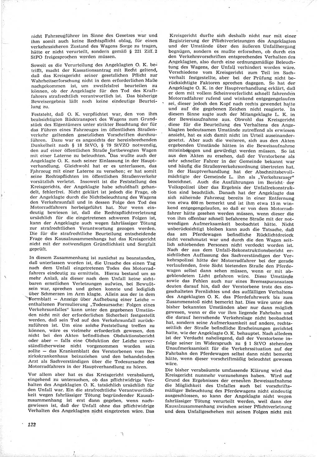 Neue Justiz (NJ), Zeitschrift für Recht und Rechtswissenschaft [Deutsche Demokratische Republik (DDR)], 17. Jahrgang 1963, Seite 122 (NJ DDR 1963, S. 122)